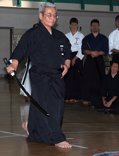 Ishido Sensei Hanshi 8 Dan Iaido